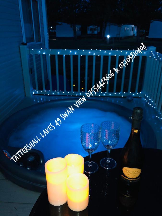 Swan View Retreats # Hottub # Egg Chair # Bbq & Bikes Included 8 Berth Tattershall Eksteriør bilde