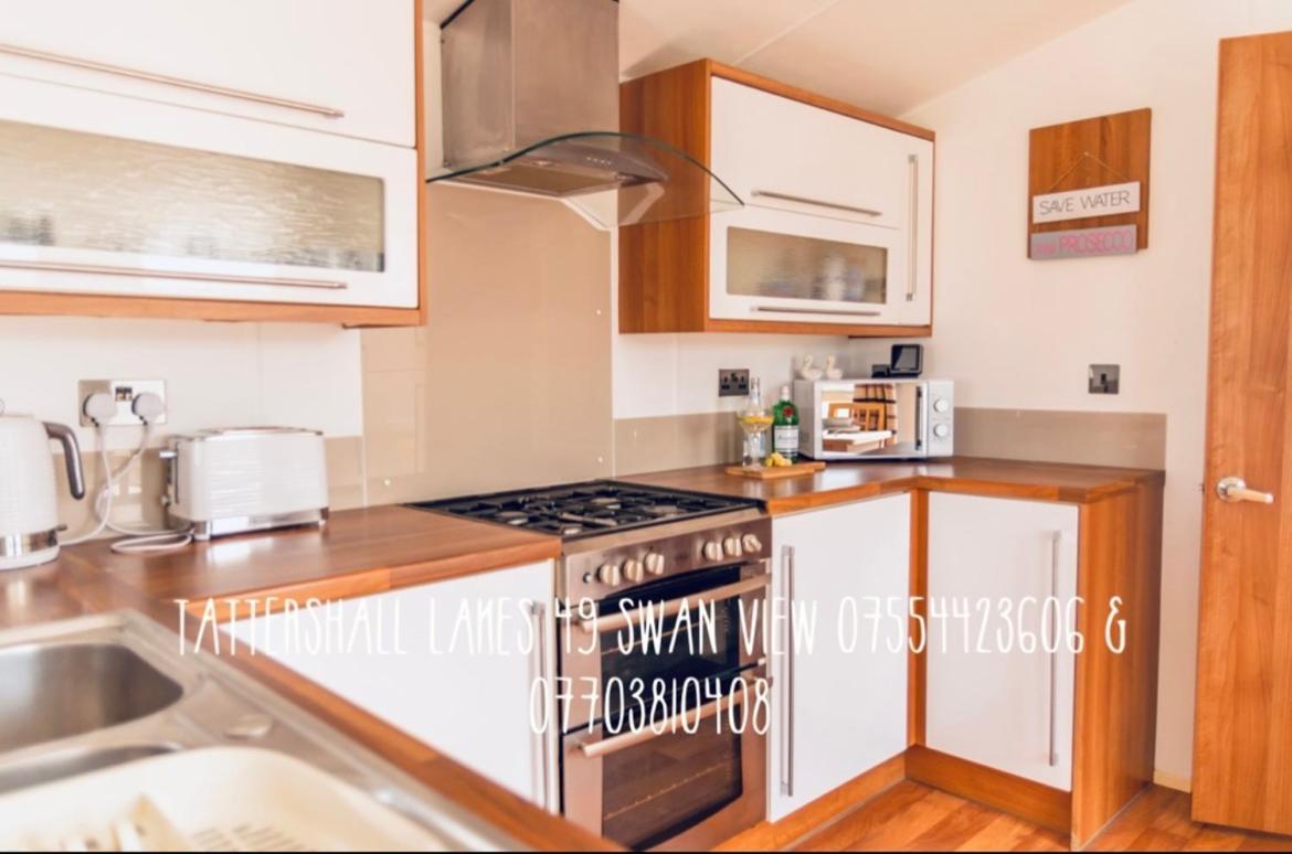 Swan View Retreats # Hottub # Egg Chair # Bbq & Bikes Included 8 Berth Tattershall Eksteriør bilde