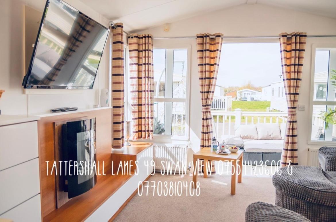 Swan View Retreats # Hottub # Egg Chair # Bbq & Bikes Included 8 Berth Tattershall Eksteriør bilde