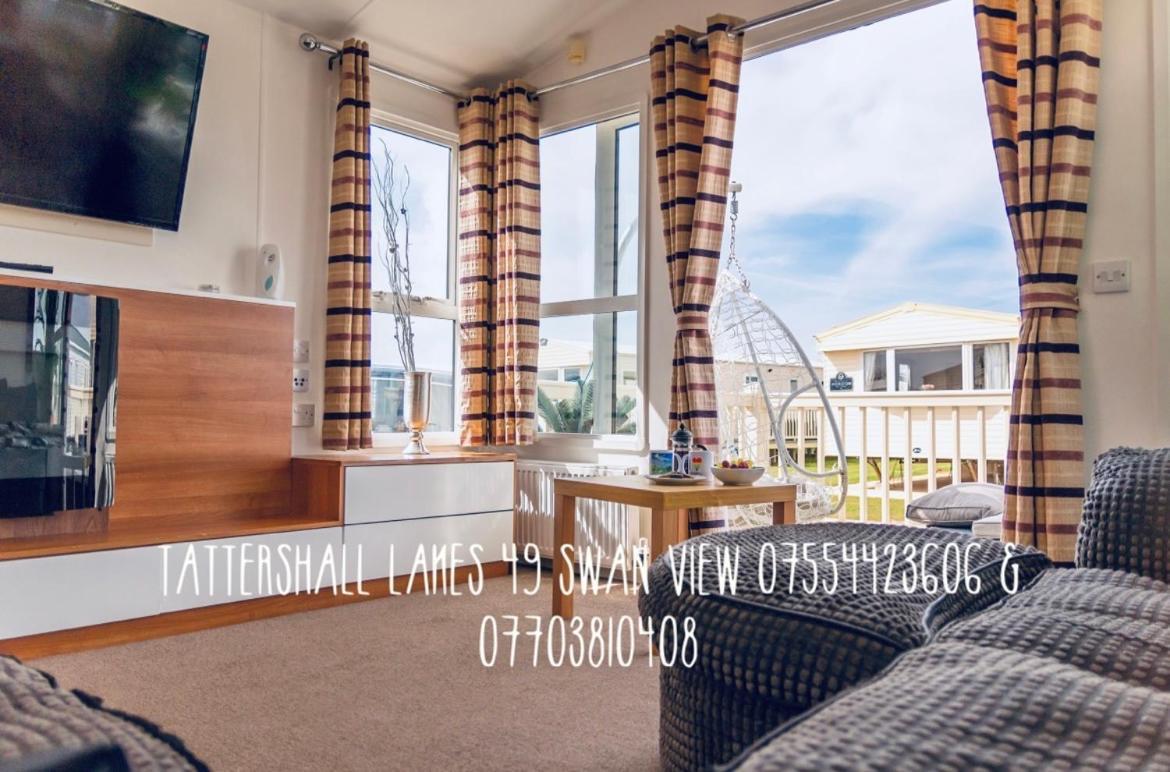 Swan View Retreats # Hottub # Egg Chair # Bbq & Bikes Included 8 Berth Tattershall Eksteriør bilde