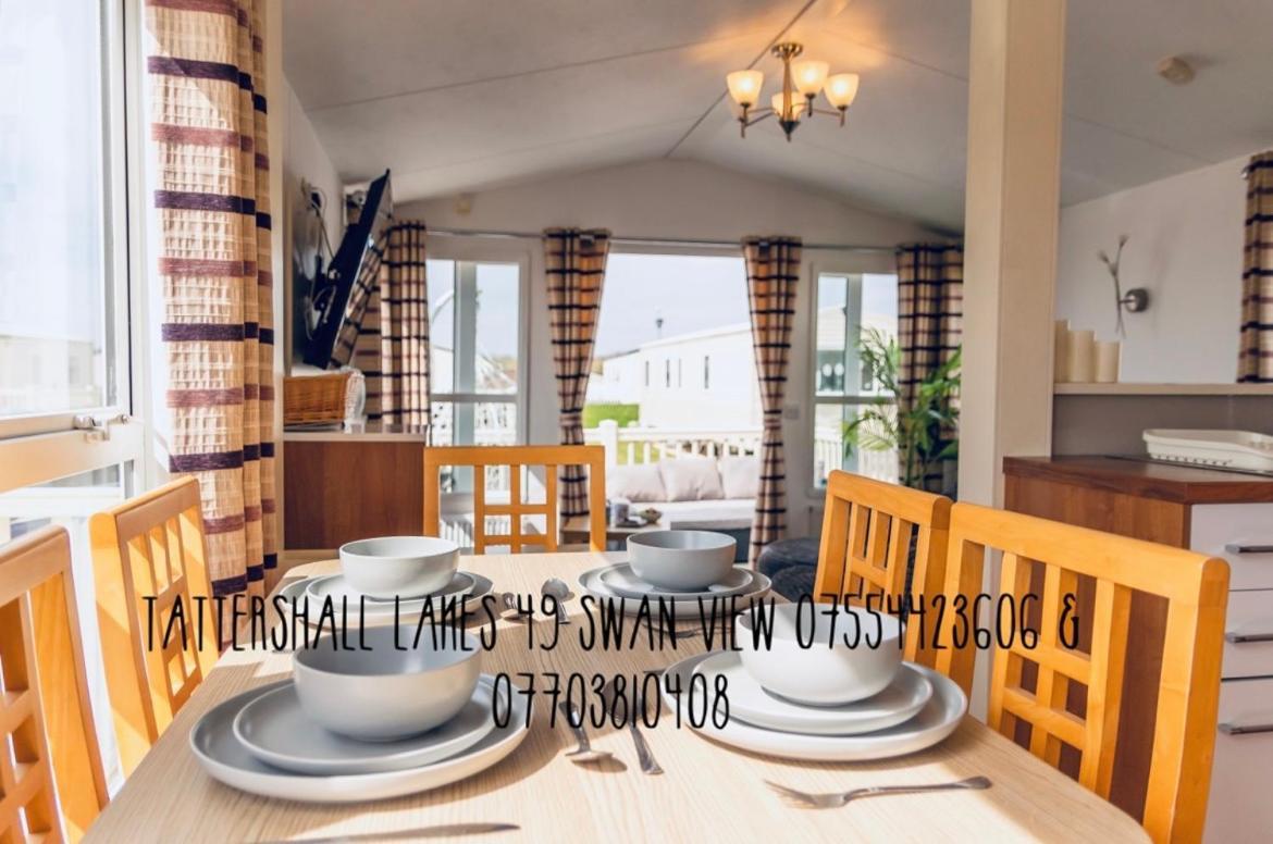 Swan View Retreats # Hottub # Egg Chair # Bbq & Bikes Included 8 Berth Tattershall Eksteriør bilde
